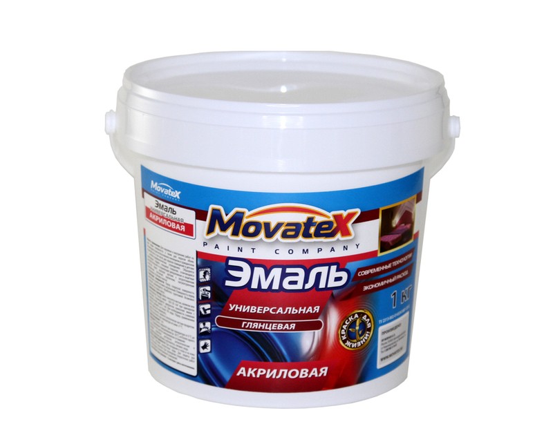 Эмаль Movatex универсальная глянцевая